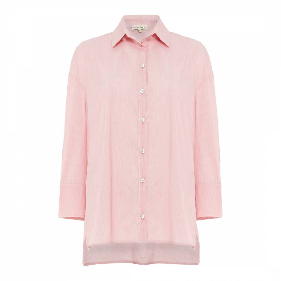 Pink Elizabet Fine Stripe Shirt - BrandAlley