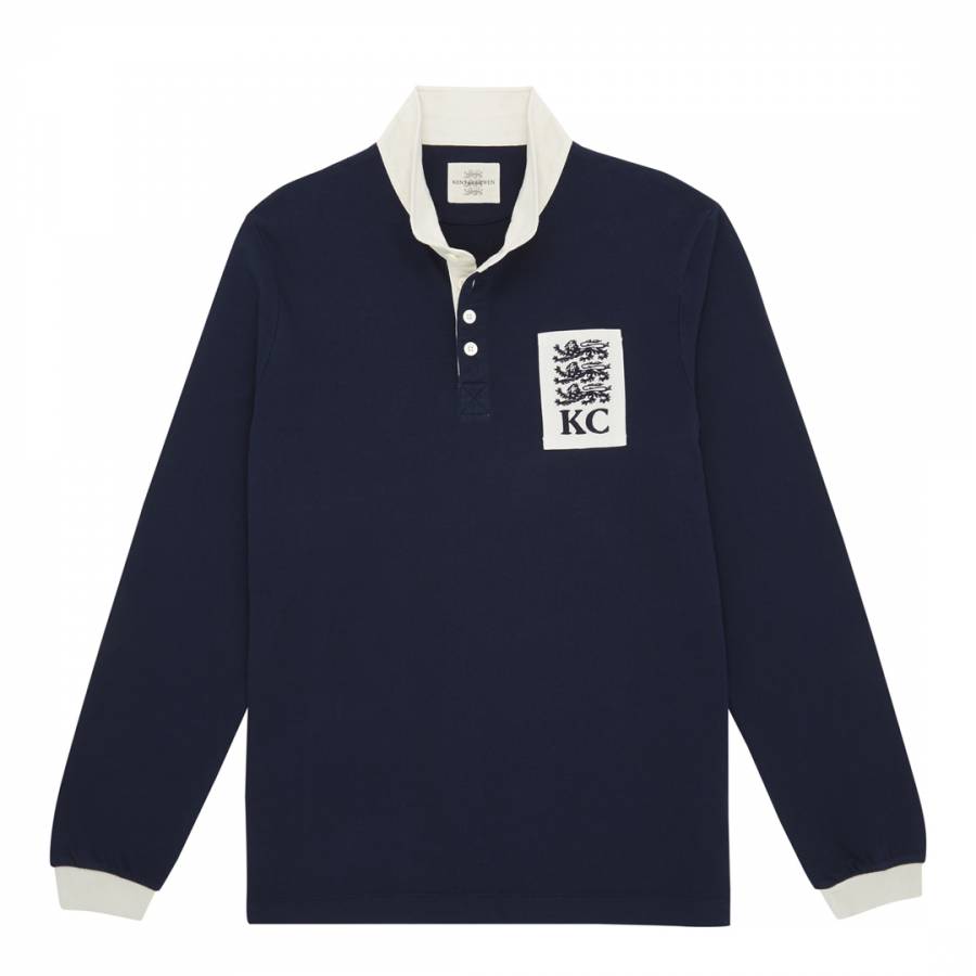 Blue Stokes 3 Lions Rugby Shirt - BrandAlley