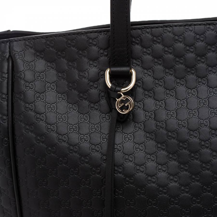 Women's Gucci Monogram Leather Shoulder Bag - BrandAlley