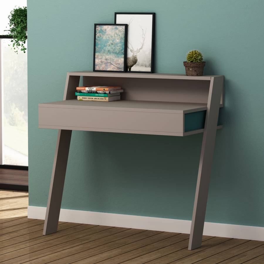 turquoise secretary desk