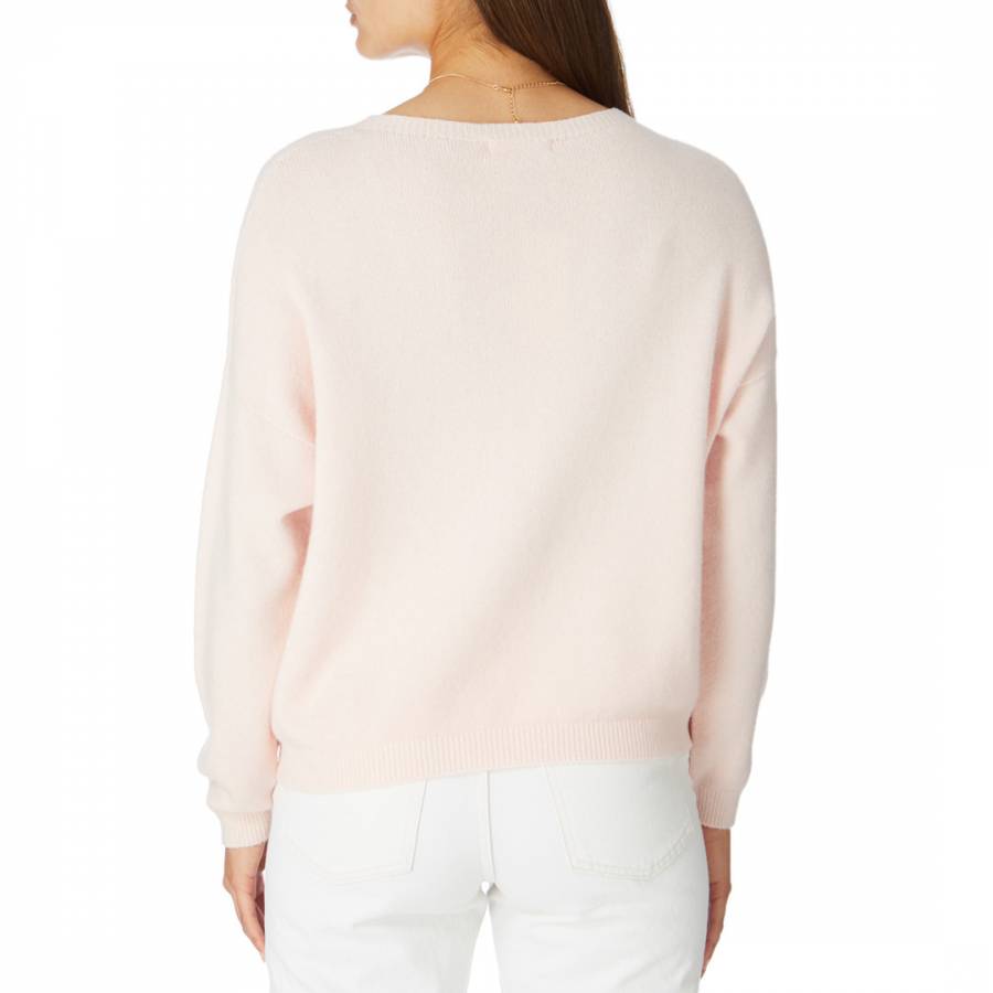 Pale Pink Fitted Jumper - BrandAlley