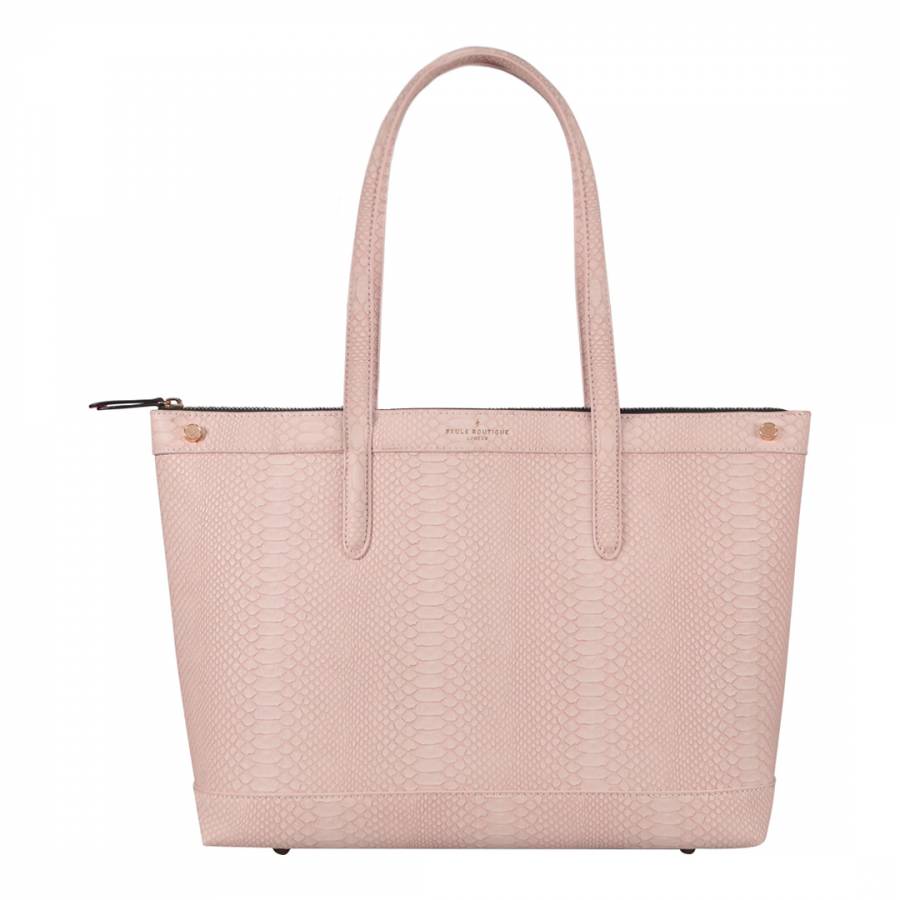 Dusty Pink The Bridgehouse Collection Olympia Tote - BrandAlley