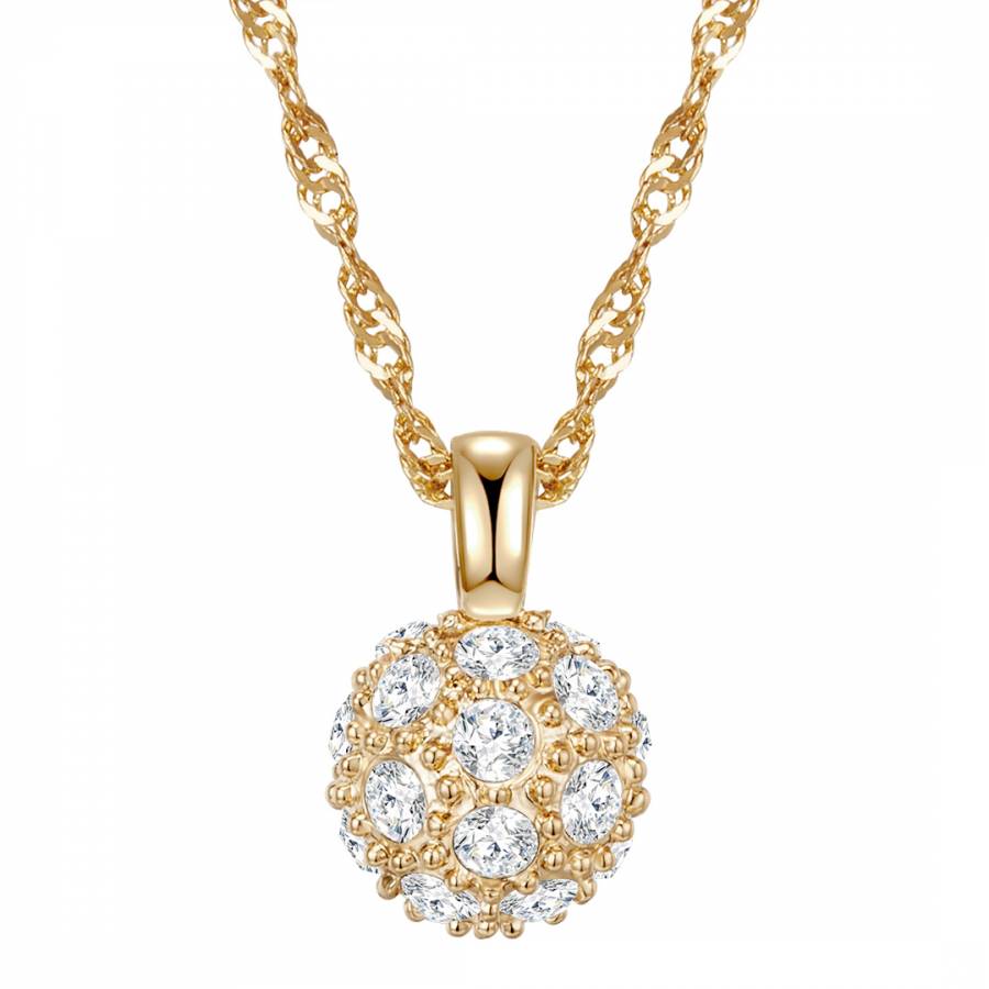Gold Crystal Necklace - BrandAlley