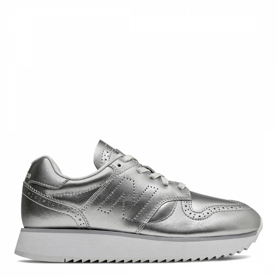 Silver 520 Platform Sneaker - BrandAlley