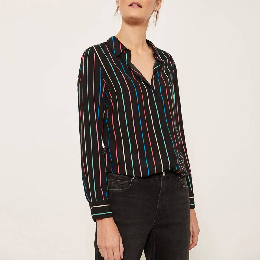 Black/Multi Striped Shirt - BrandAlley