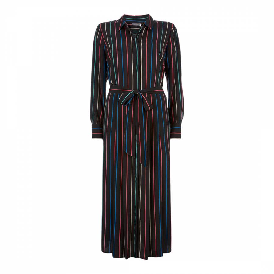 Multi Striped Shirt Dress - BrandAlley
