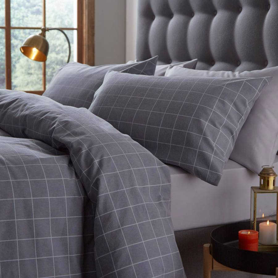 silentnight brushed cotton duvet set