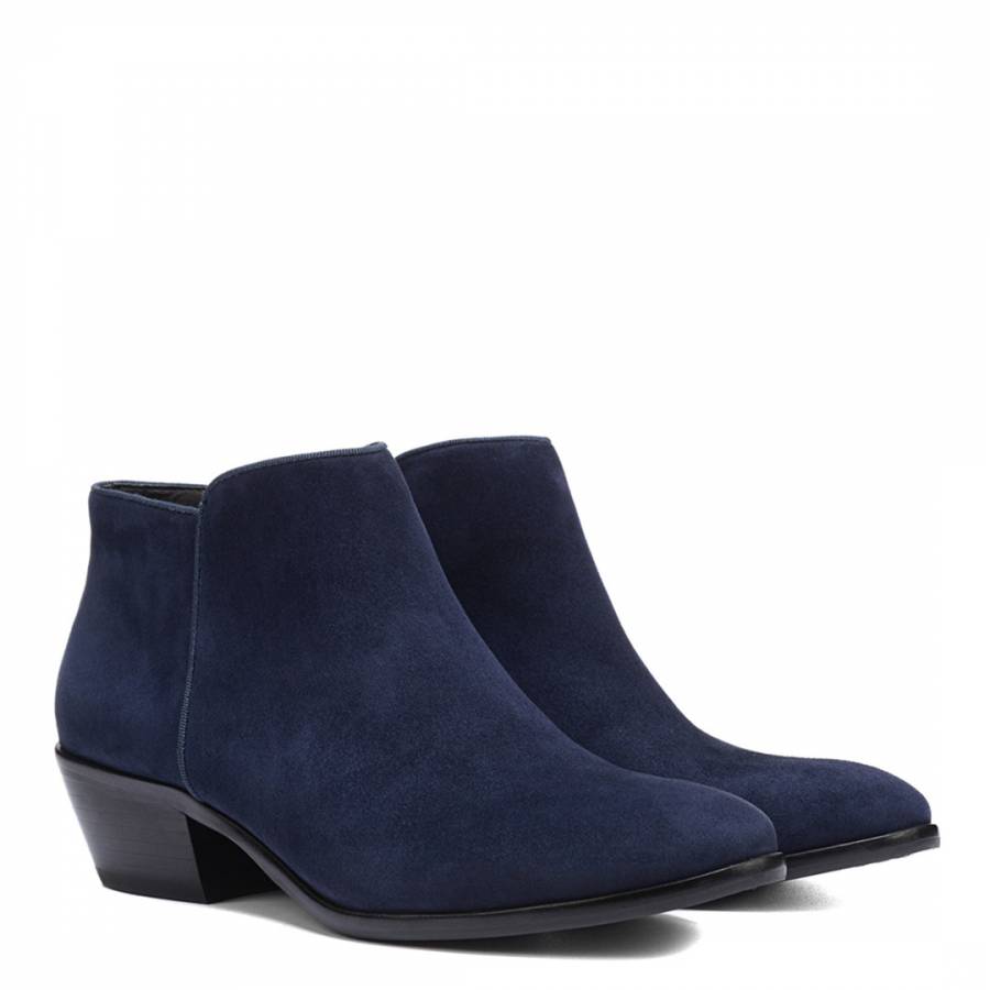 Ink Navy Petty Suede Boot - BrandAlley