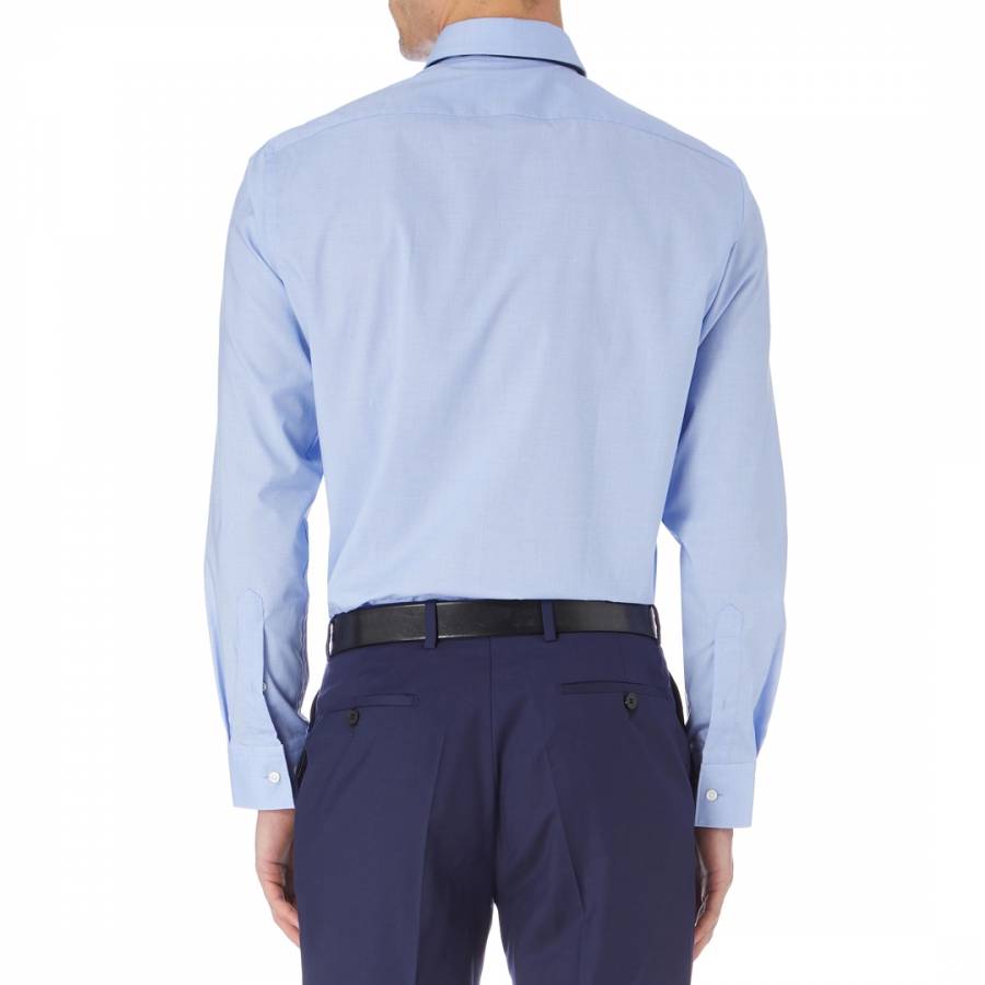 Blue Eliott Regular Fit Cotton Shirt - BrandAlley