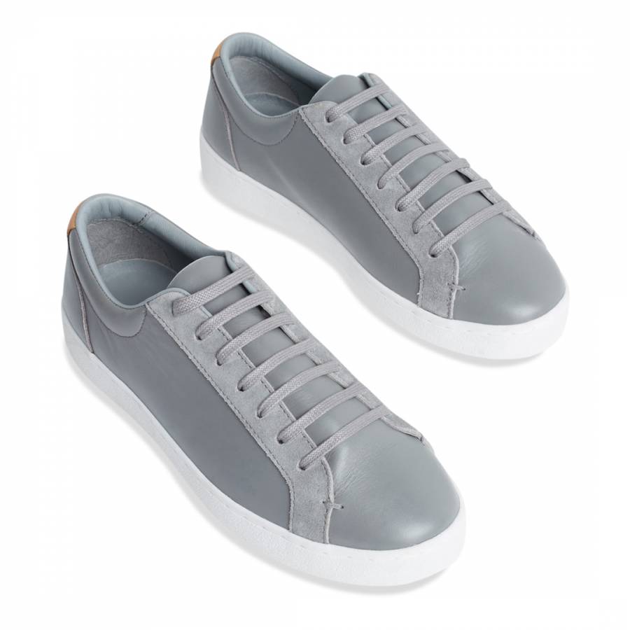 Mid Grey Amour Lace Up Trainers 