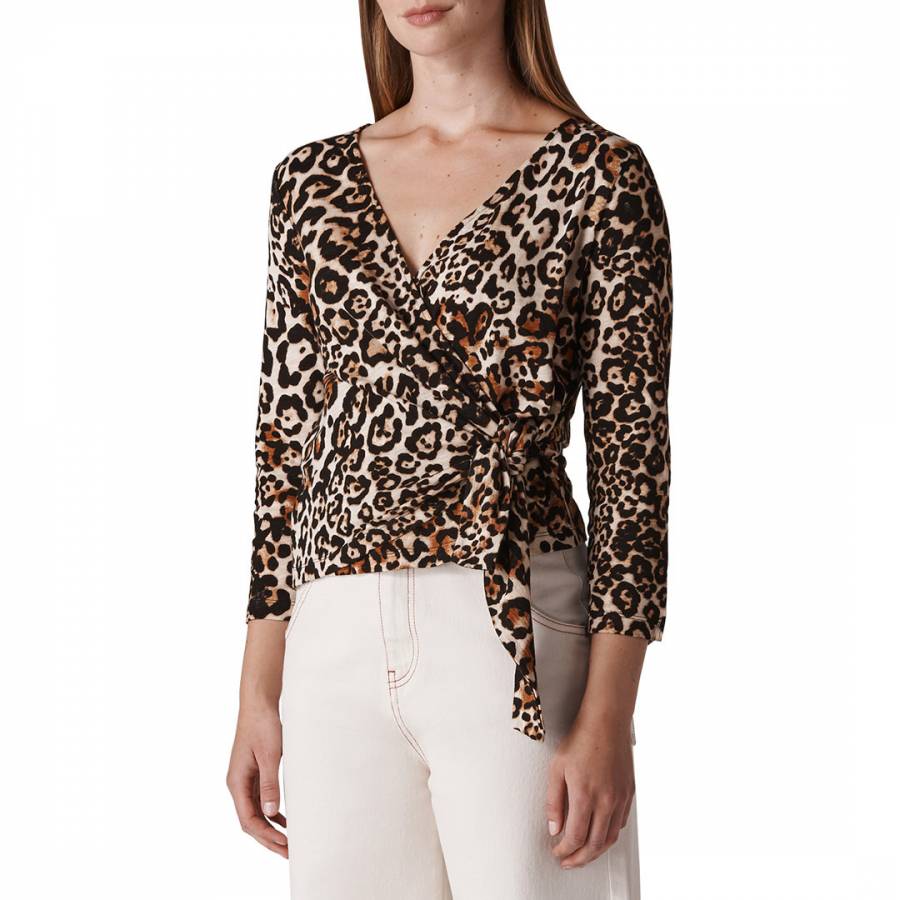 Multi Leopard Cotton Top - BrandAlley