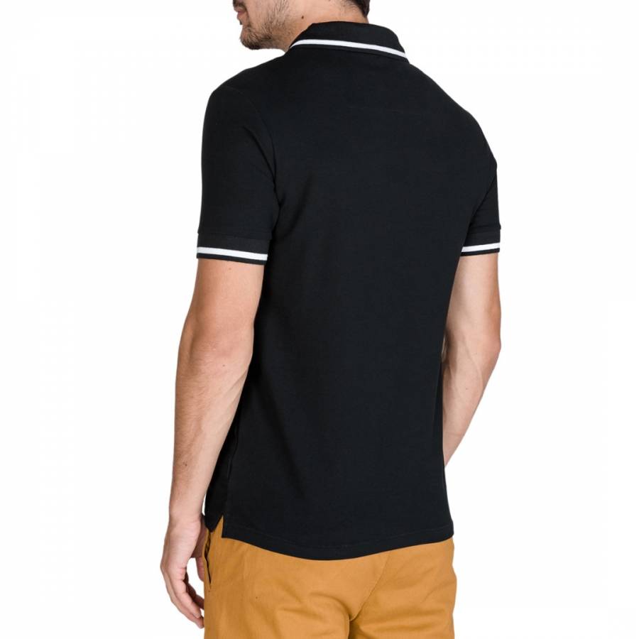 Black Trim Polo Shirt - BrandAlley