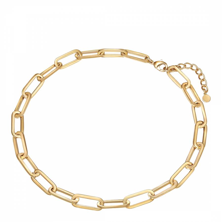 Gold Link Necklace - BrandAlley