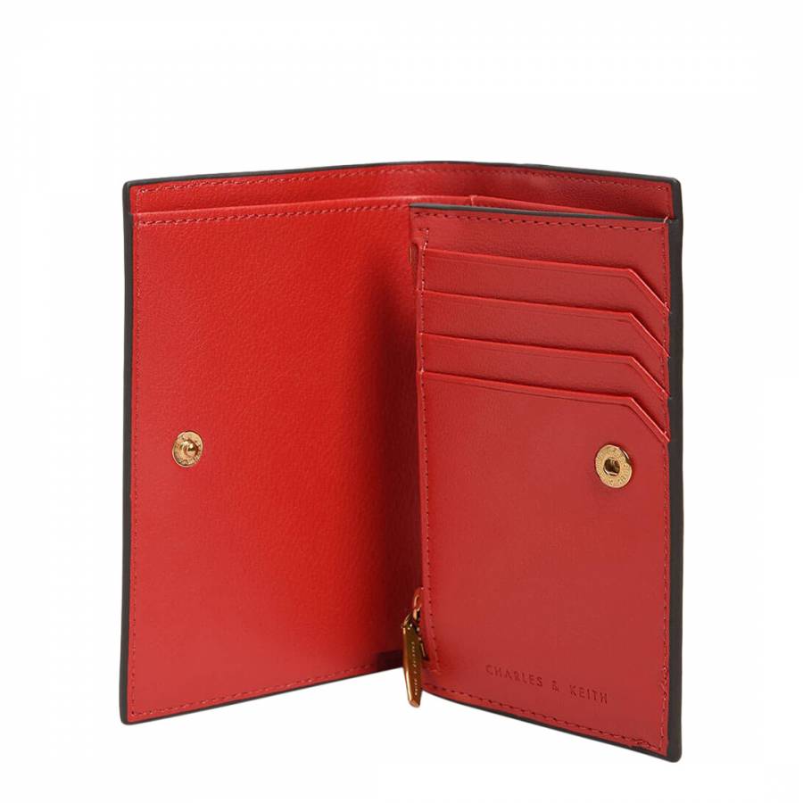 Red Classic Fold Wallet - BrandAlley