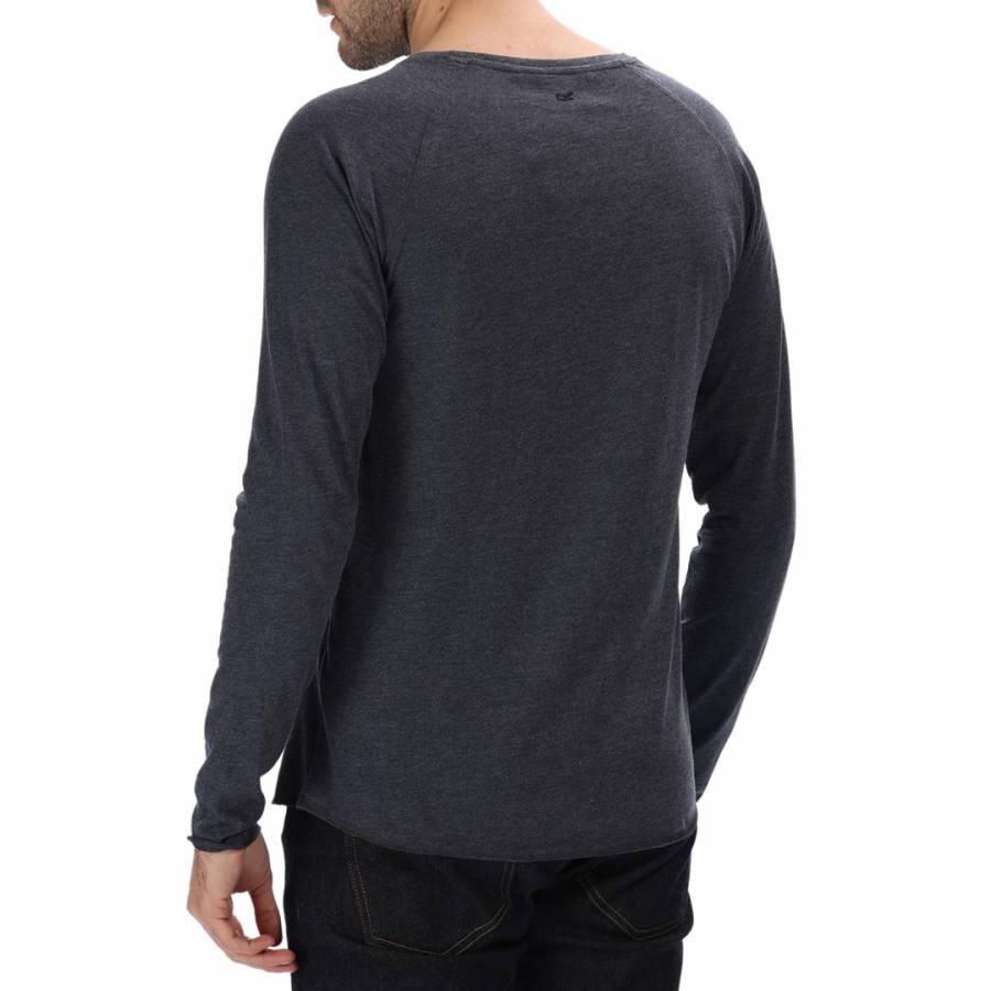 Navy Kiro Long Sleeve T Shirt - BrandAlley