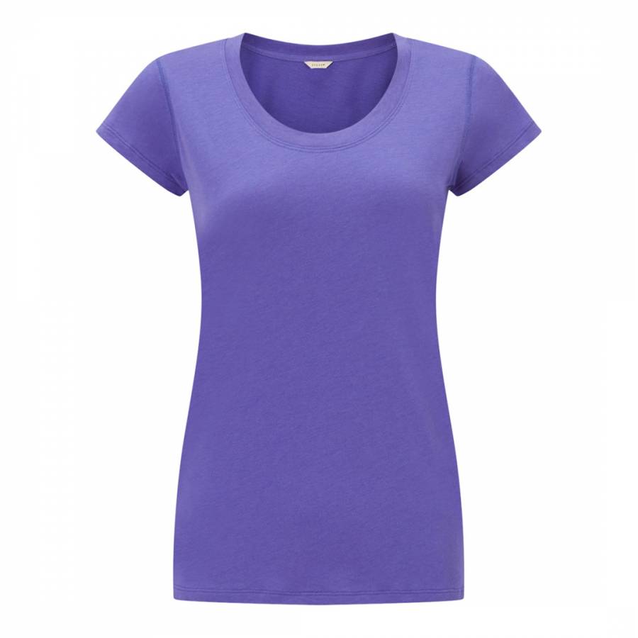 Purple Pima Cotton T-Shirt - BrandAlley