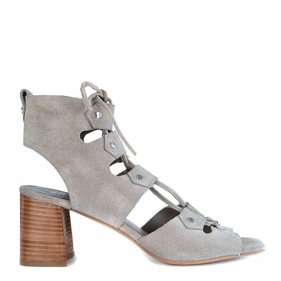 grey gladiator heels