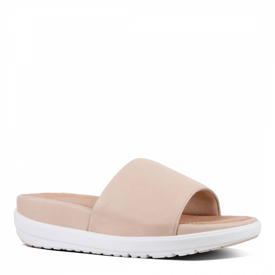 Nude Loosh Luxe Leather Slide - BrandAlley