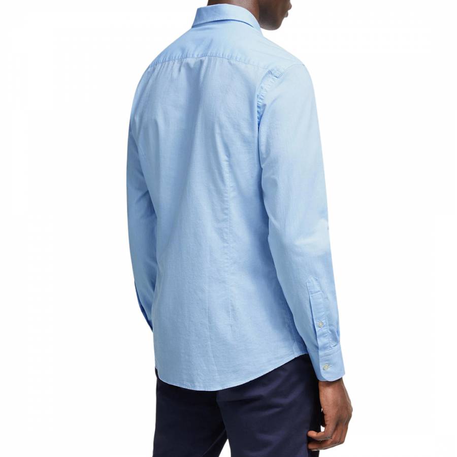 Blue Washed Oxford Shirt - BrandAlley