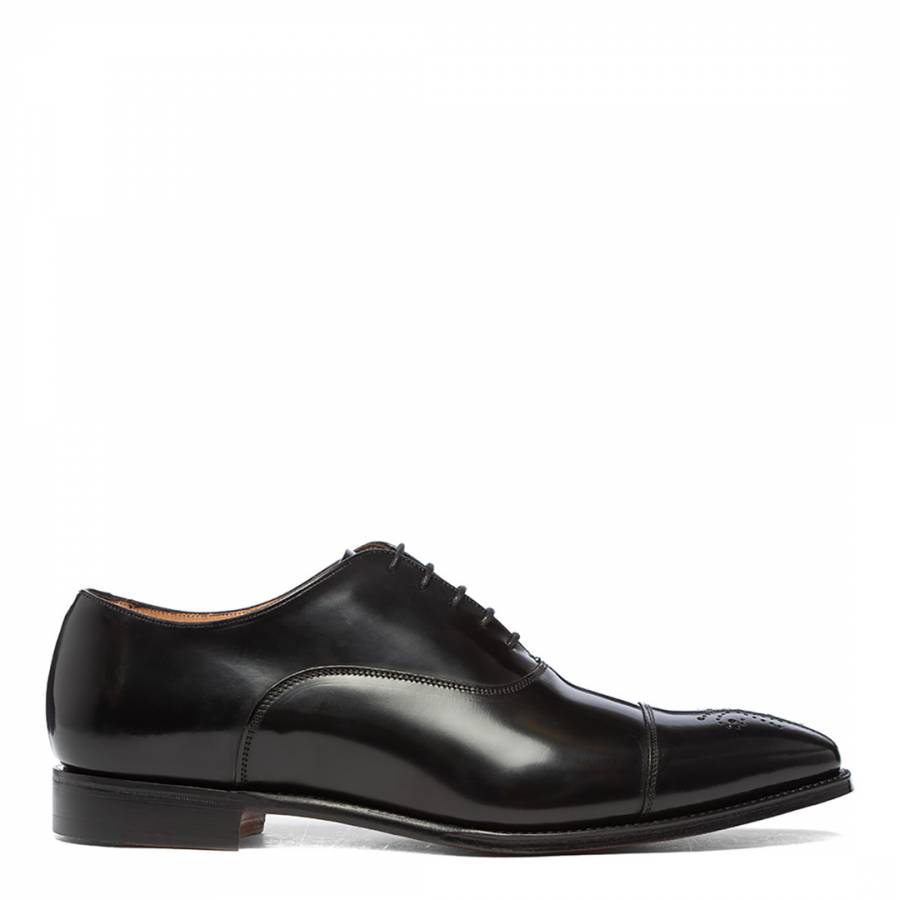 Black Cambridge Narrow Toe Oxford Shoes - BrandAlley