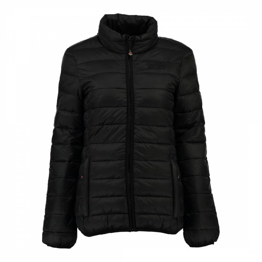 Black Anguila Basic Quilted Jacket - BrandAlley