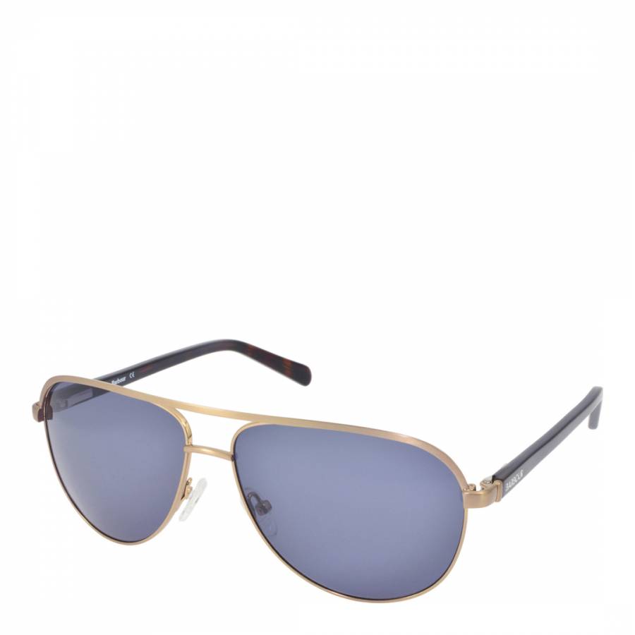 Men's Blue/Gold Barbour Sunglasses 58mm - BrandAlley