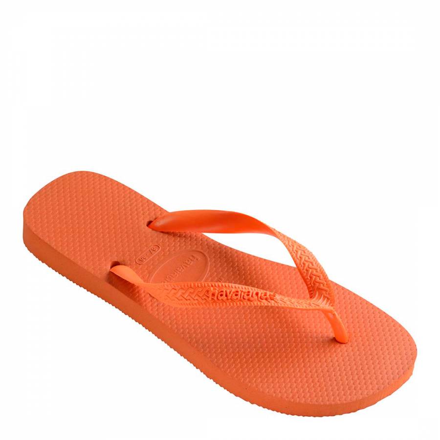 Neon Orange Top Flip Flop - BrandAlley