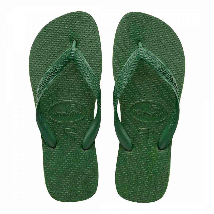 Khaki Green Amazonia Top Flip Flop - BrandAlley