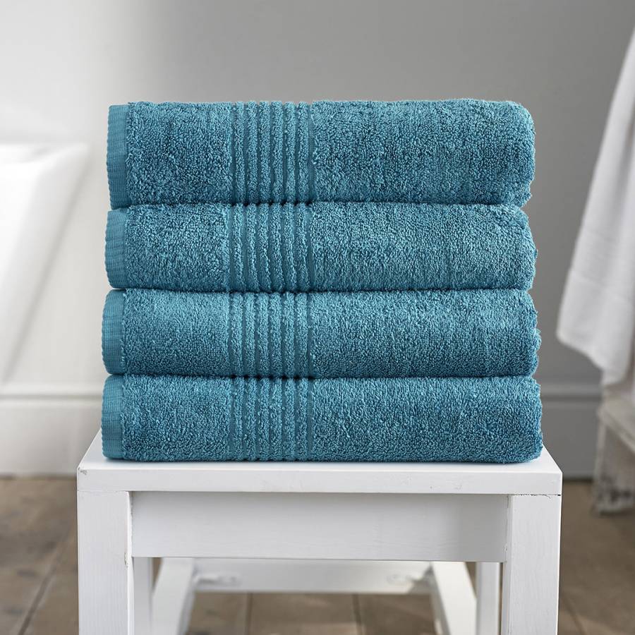 Eden Bath Towel, Teal - BrandAlley