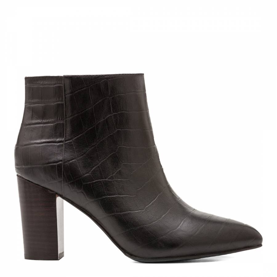 Black Langley Ankle Boots - BrandAlley