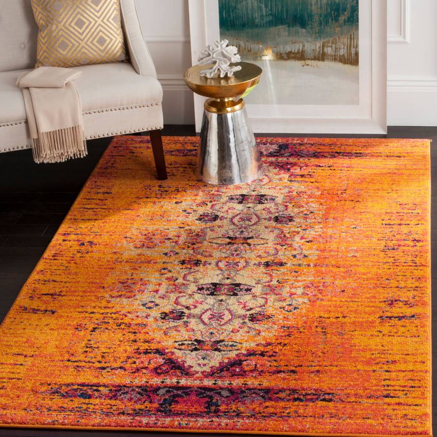 Orange/Multi Silvia Area Rug, 160X230cm - BrandAlley