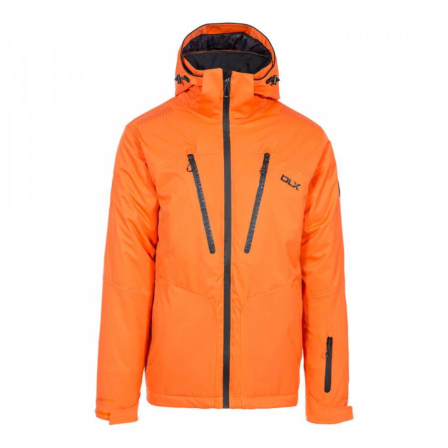 Men's Orange Banner Ski Jacket - BrandAlley