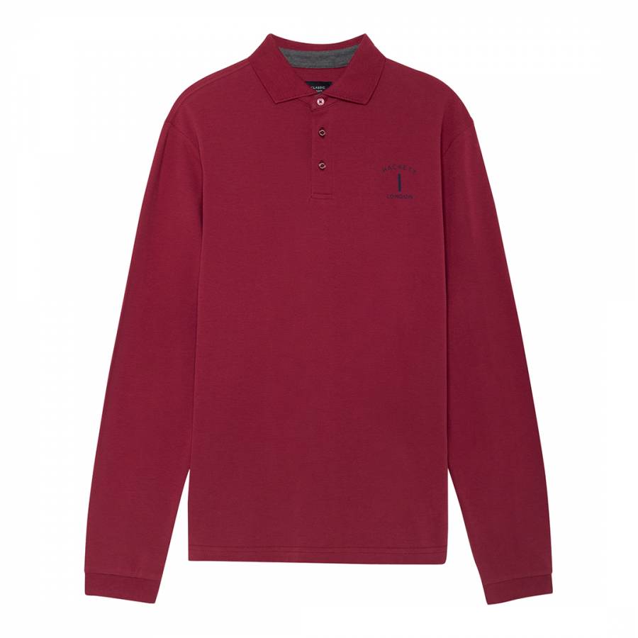 Red Mr Classic Cotton Polo Shirt - BrandAlley