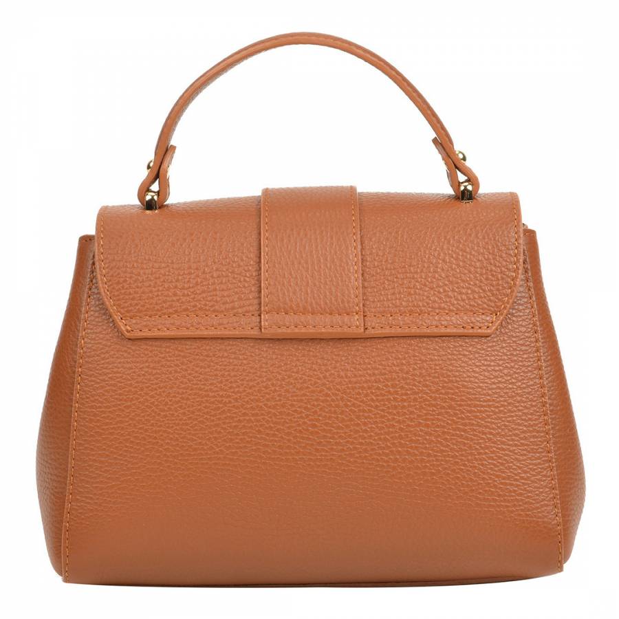 Brown Leather Handbag - BrandAlley