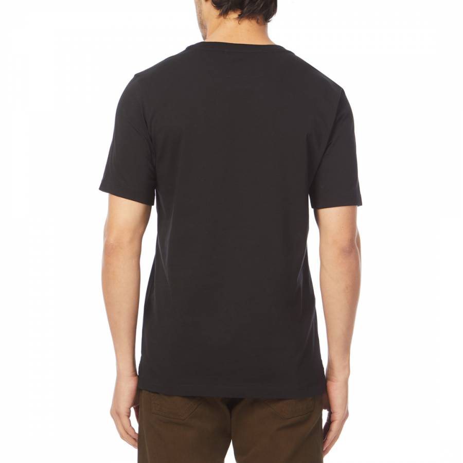 Black Crew Neck Cotton T-Shirt - BrandAlley