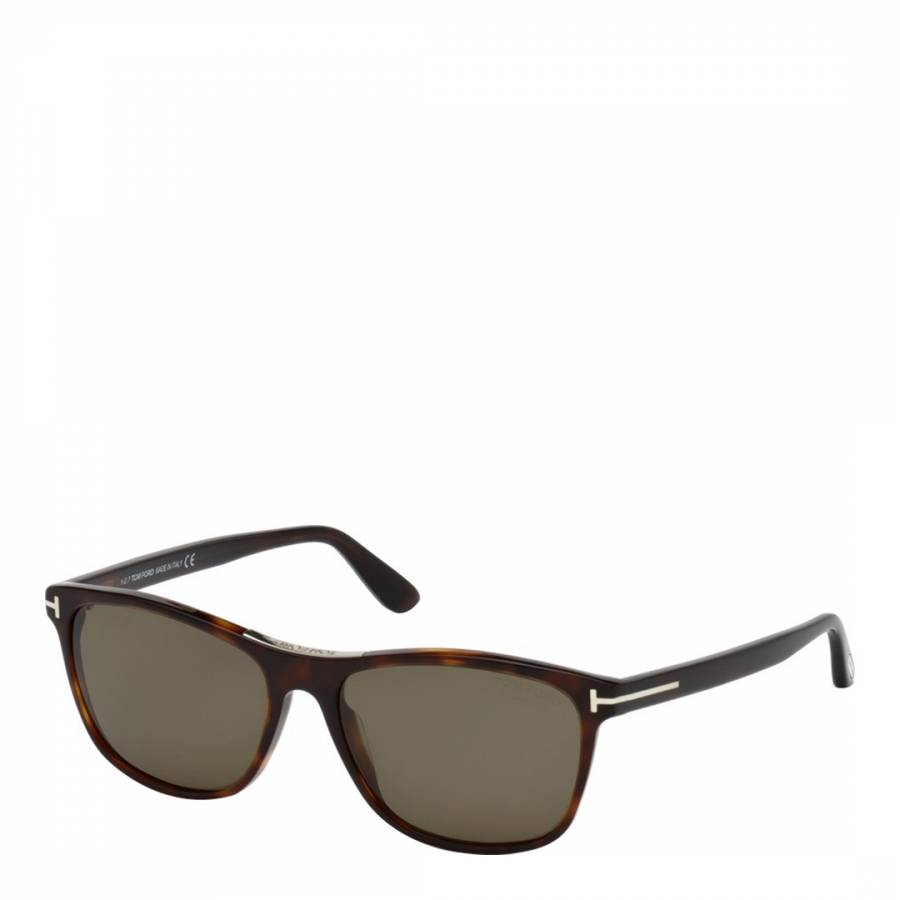 Unisex Brown Tom Ford Sunglasses 56mm - BrandAlley