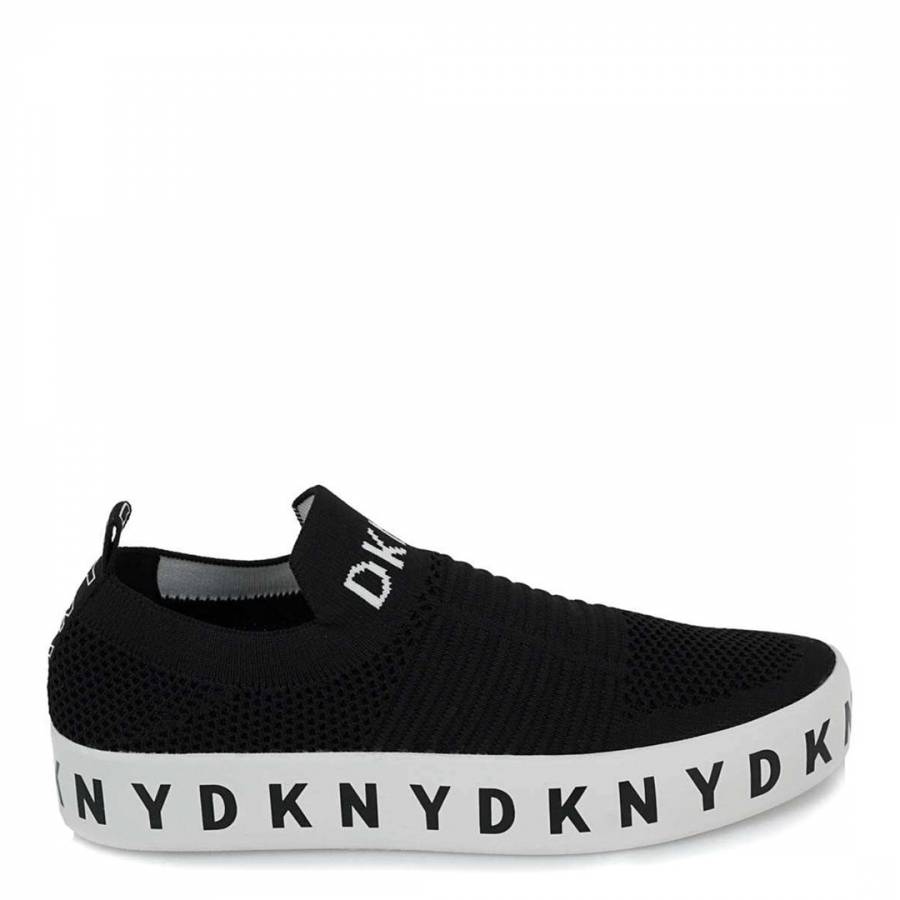 Black Brea Slip On Platform Sneakers - BrandAlley