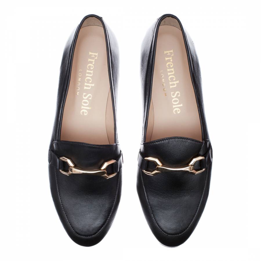 Black Leather Loafers - BrandAlley