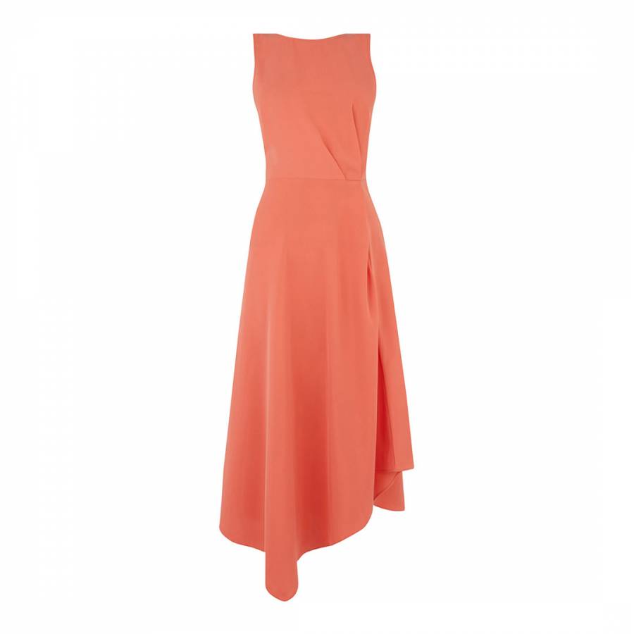 warehouse coral dress