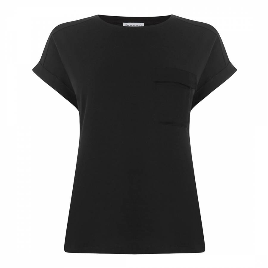 Black Utility Pocket T-Shirt - BrandAlley