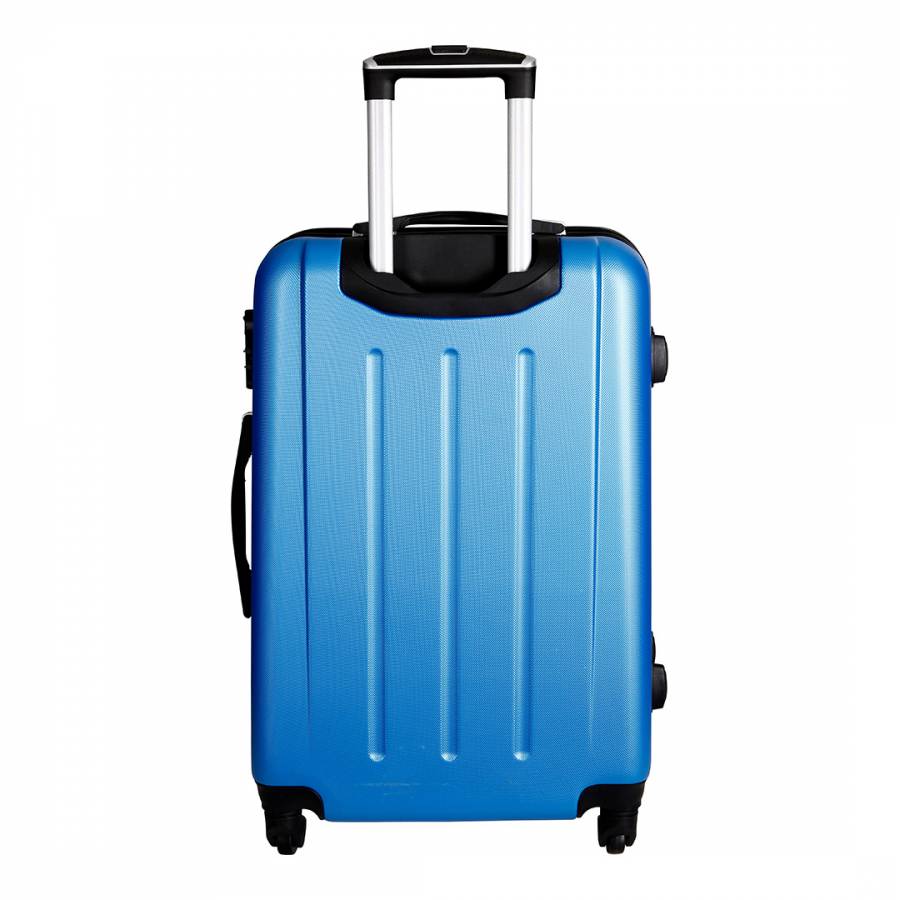Blue Slowly 4 Wheel Suitcase Set of 3 - BrandAlley