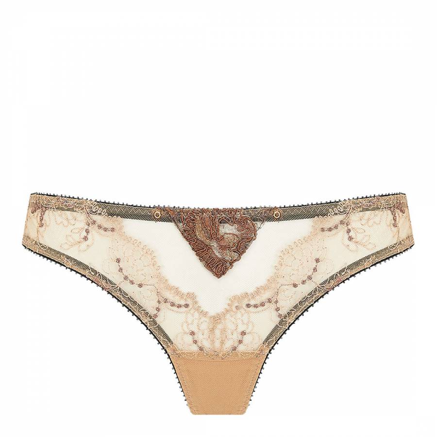 Nude/Gold Aniel Thong - BrandAlley