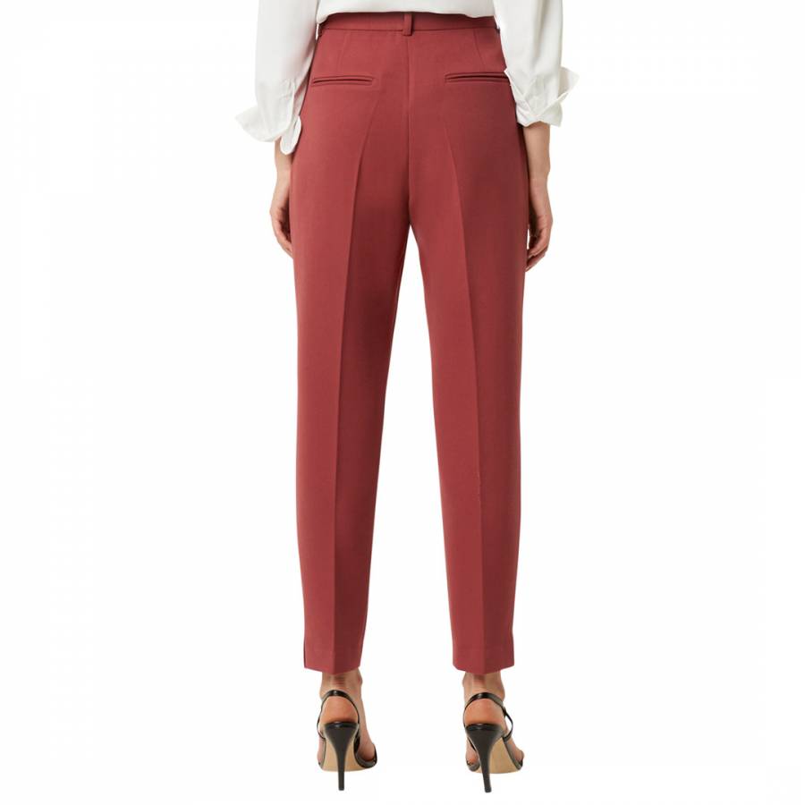 Soft Red Alido Sundae Tapered Trousers - BrandAlley