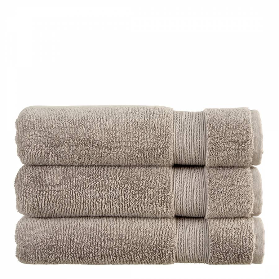 Tempo Bath Towel, Silver - BrandAlley