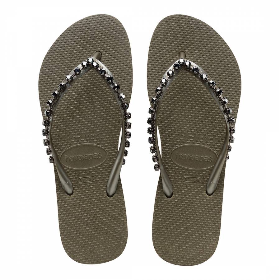 havaianas with studs