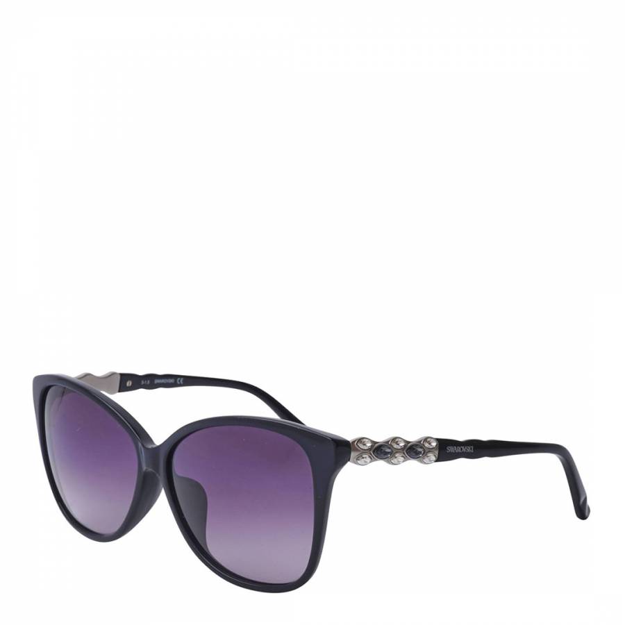 Women's Purple Swarovski Sunglasses 60mm - BrandAlley