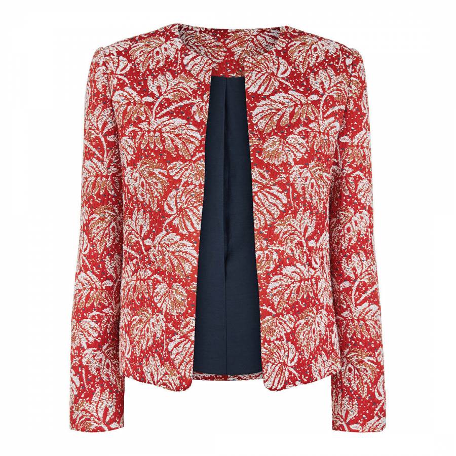 Red/Multi Embroidered Jacket - BrandAlley