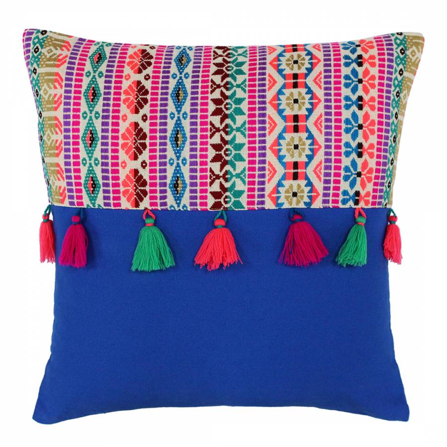 Blue Cuzco Filled Cushion, 45x45cm - BrandAlley