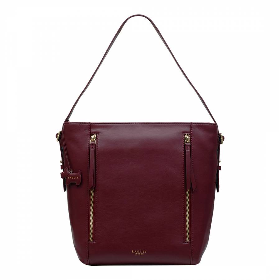 radley burgundy handbag