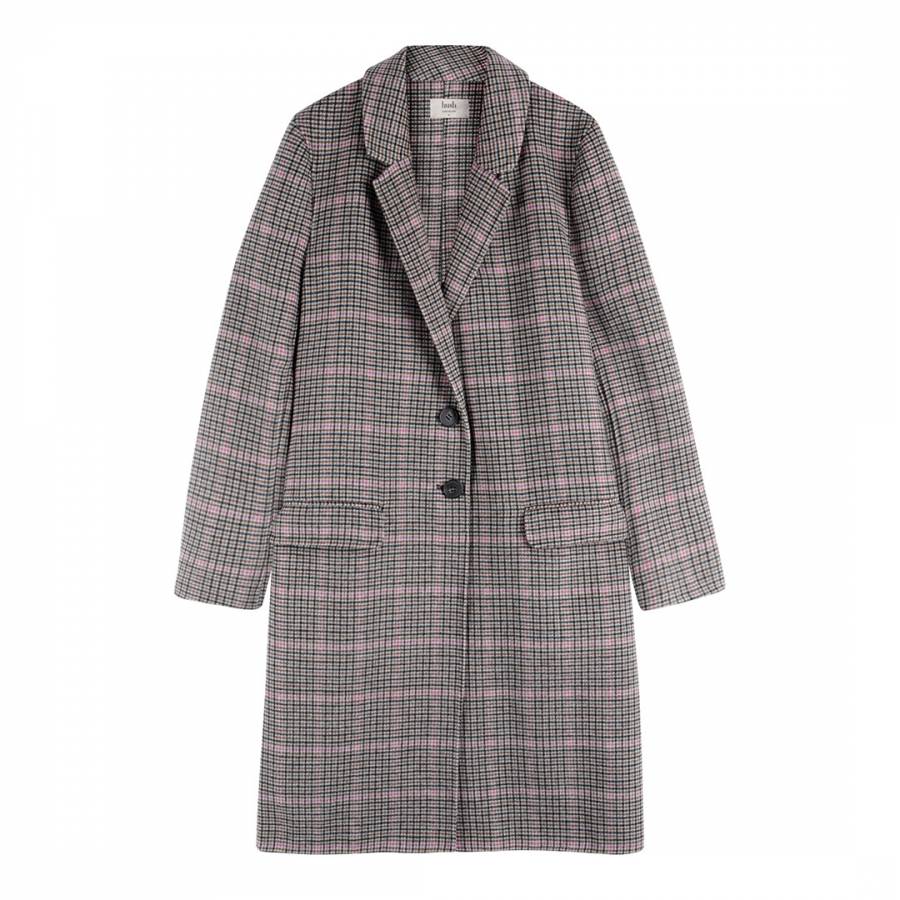 Checked Double Faced Coat - BrandAlley